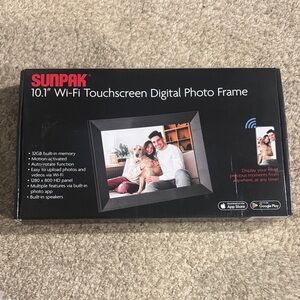 Sunpak 10.1" Wi-Fi Touchscreen Digital Photo Frame